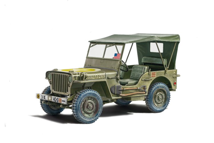 1:24 Italeri 3635 Willys Jeep MB 80th Anniversary 1941-2021 - Ita3635 6 1 - ITA3635