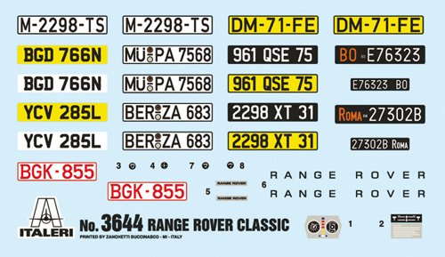 1:24 Italeri 3644 Range Rover Classic - Ita3644 2 1 - ITA3644