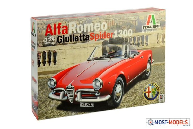 1:24 Italeri 3653 Alfa Romeo Giulietta Spider 1300 - Ita3653 1 - ITA3653