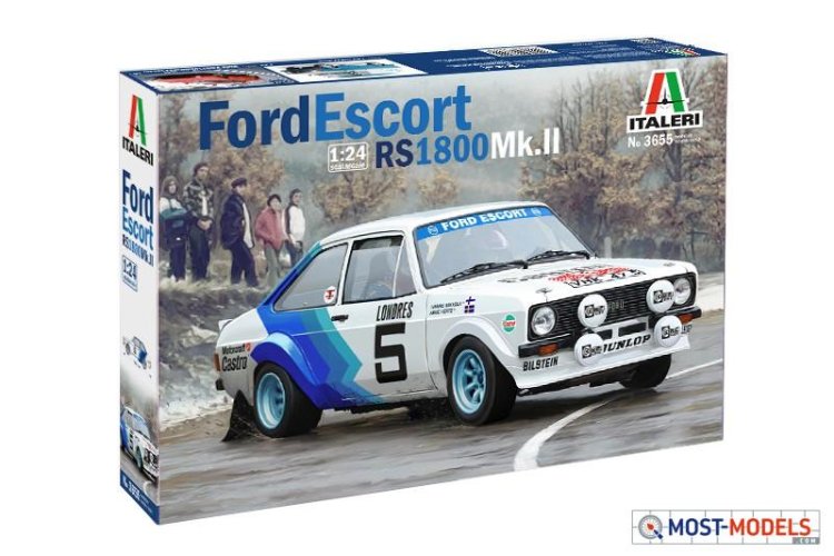 1:24 Italeri 3655 Ford Escort RS1800 Mk.II - Ita3655 1 - ITA3655