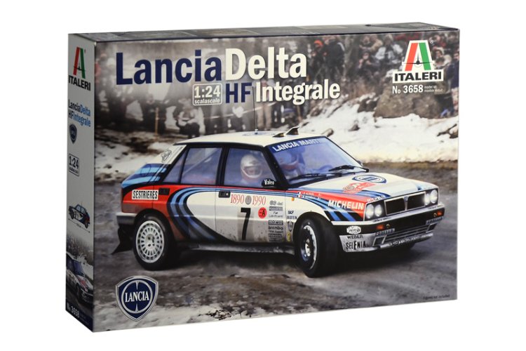 1:24 Italeri 3658 Lancia Delta HF Integrale - Italiaanse Rallyauto - Ita3658 1 - ITA3658