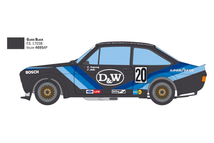 1:24 Italeri 3664 Ford Escort Zakspeed Gr.2 - Ita3664 2 - ITA3664