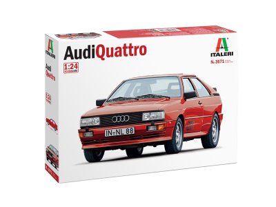 1:24 Italeri 3671 Audi Quattro - Red - Car - Ita3671 1 - ITA3671