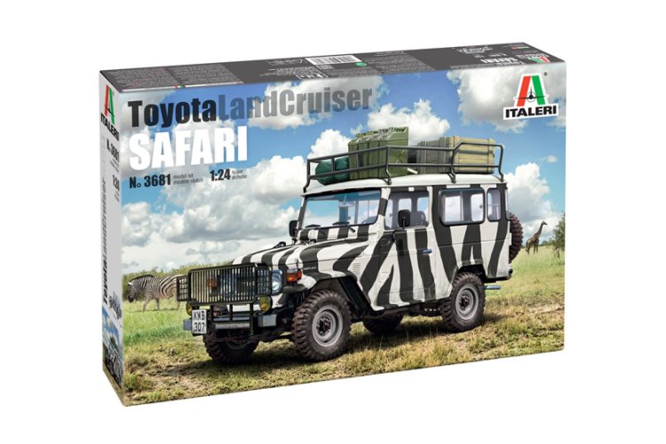 1:24 Italeri 3681 Toyota Land Cruiser Safari - Japanse Auto - Ita3681 1 - ITA3681