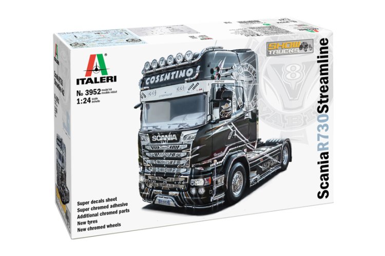 1:24 Italeri 3952 Scania R730 V8 Streamline - Show Truck - Ita3952 1 - ITA3952