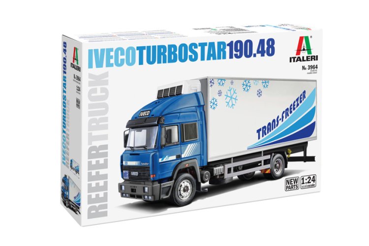 1:24 Italeri 3964 Iveco Turbostar 190.48 Reefer Truck - Italiaanse Vrachtwagen - Ita3964 1 - ITA3964