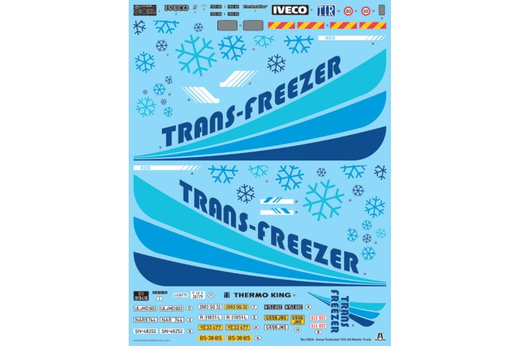 1:24 Italeri 3964 Iveco Turbostar 190.48 Reefer Truck - Italiaanse Vrachtwagen - Ita3964 3 - ITA3964