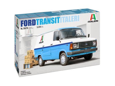 1:24 Italeri 3975 Ford Transit Italeri Van - Amerikaanse Bestelwagen - Ita3975 1 - ITA3975