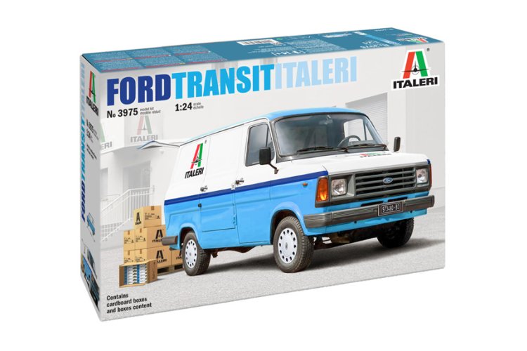 1:24 Italeri 3975 Ford Transit Italeri Van - Amerikaanse Bestelwagen - Ita3975 1 - ITA3975