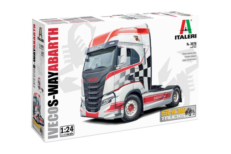 1:24 Italeri 3976 Iveco S-Way Abarth - Italiaanse Vrachtwagen - Ita3976 1 - ITA3976