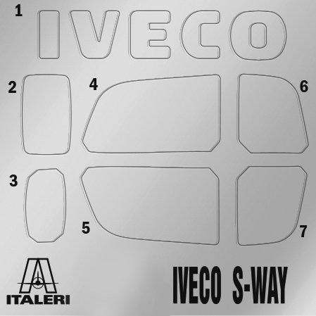 1:24 Italeri 3976 Iveco S-Way Abarth - Italiaanse Vrachtwagen - Ita3976 4 - ITA3976