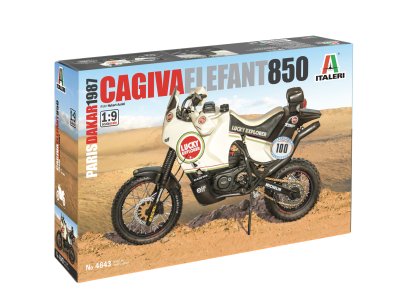 1:9 Italeri 4643 Cagiva Elefant 850 Paris-Dakar 1987 Motor - Ita4643 1 1 - ITA4643