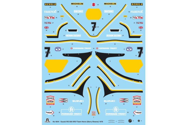 1:9 Italeri 4644 Suzuki RG 500 XR27 Motor - Ita4644 2 1 - ITA4644