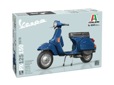 1:9 Italeri 4645 Vespa PX 125/150 (1978) - Italiaanse Scooter - Ita4645 1 - ITA4645