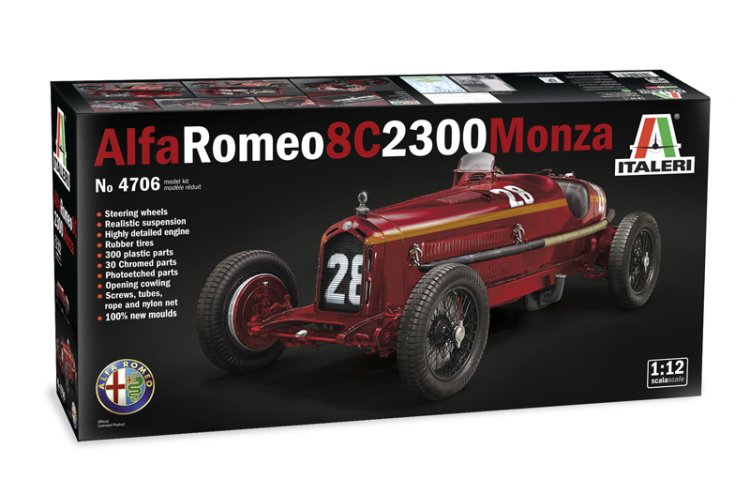 1:12 Italeri 4706 Alfa Romeo 8C 2300 Monza - Ita4706 1 1 - ITA4706
