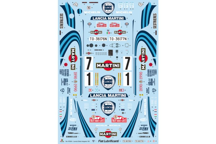 1:12 Italeri 4709 Lancia Delta HF integrale 16v Car - Ita4709 3 1 - ITA4709