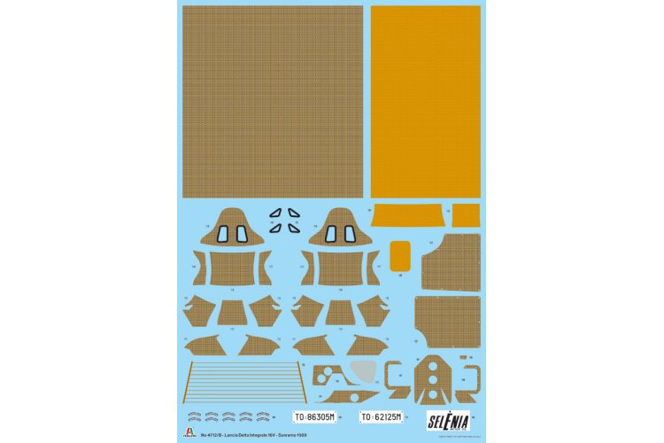 1:12 Italeri 4712 Lancia Delta HF Integrale Sanremo 1989 Car - Ita4712 3 - ITA4712