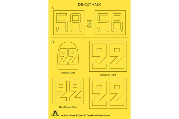 1:12 Italeri 4716 Bugatti Type 35B - Targa Florio &lsquo;29/Monaco GP &lsquo;30 - Grand Prix Racing Car - Ita4716 4 - ITA4716