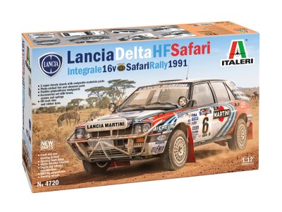 1:12 Italeri 4720 Lancia Delta HF Integrale - 16V Safari 1991 Rally Winner - Italiaanse Rallyauto - Ita4720 1 - ITA4720