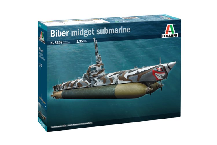 1:35 Italeri 5609 U-Boot Biber - Midget submarine Biber-class - Ita5609 1 - ITA5609