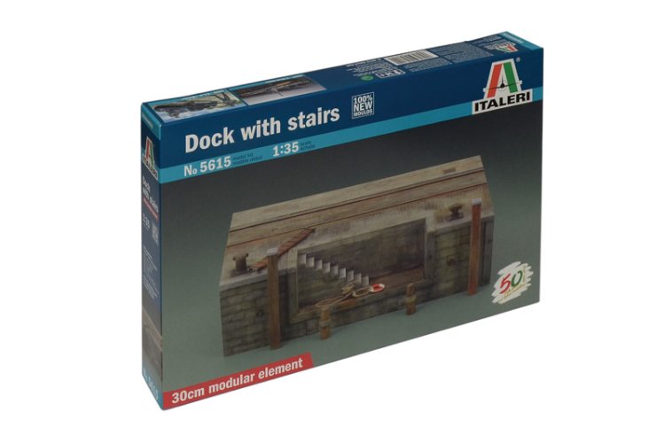 1:35 Italeri 5615 Dock with stairs for Diorama - Ita5615 1 - ITA5615