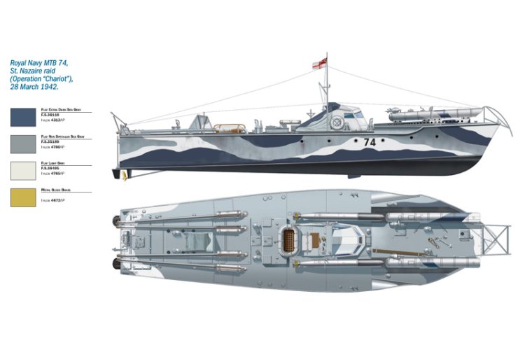 1:35 Italeri 5624 Vosper MTB 74 with Crew - Ita5624 5a - ITA5624