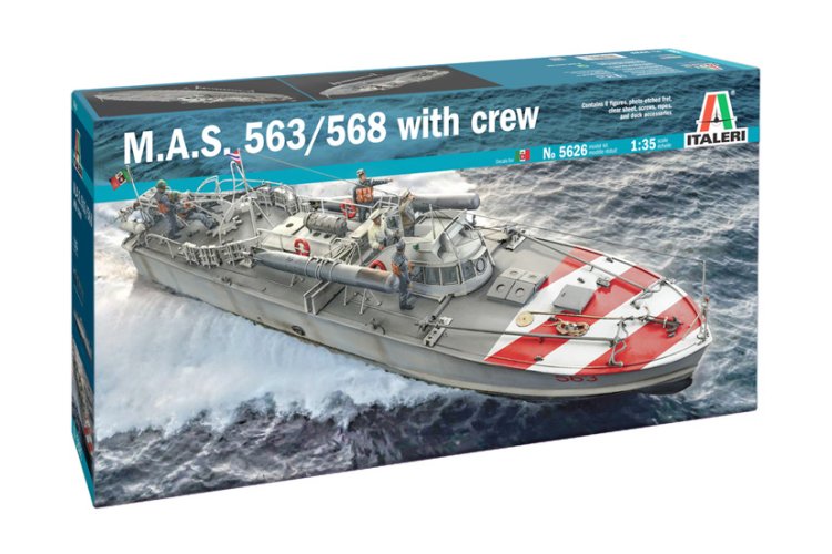 1:35 Italeri 5626 M.A.S. 563/568 Boat with Crew - Ita5626 1 1 - ITA5626