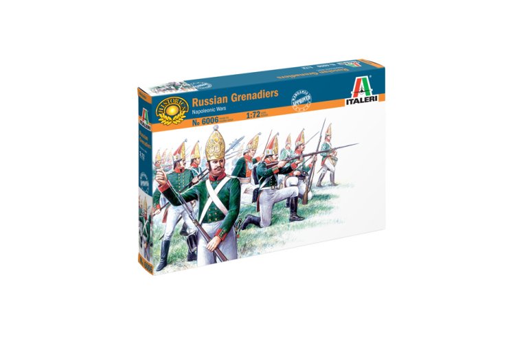 1:72 Italeri 6006 Russian Grenadiers &ndash; Napoleonic Wars &ndash; 50 Figures - Ita6006 1 - ITA6006