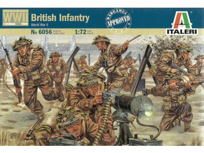 1:72 Italeri 6056 British Infantry &ndash; British Soldiers WWII &ndash; 50 Figures - Ita6056 1 - ITA6056