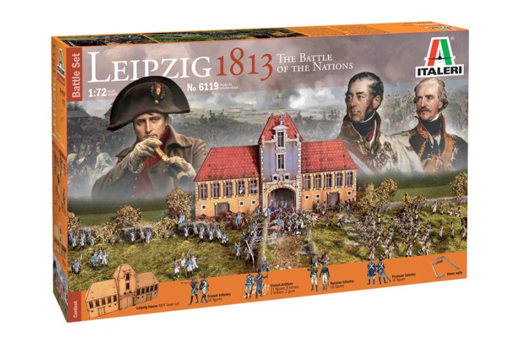 1:72 Italeri 6119 Leipzig 1813 - The Battle of the Nations - Napoleonic Wars - Battle Set - 127 Figures - Ita6119 1 - ITA6119
