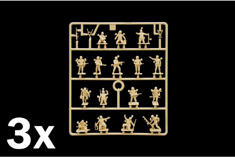 1:72 Italeri 6120 U.S. Infantery WWII - Amerikaanse Soldaten - 48 Figuren - Ita6120 4 - ITA6120