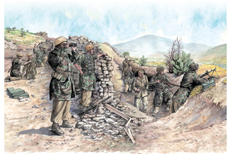 1:72 Italeri 6134 Duitse Paratroopers in Tropical Uniform WWII - 48 Figuren - Ita6134 2 - ITA6134