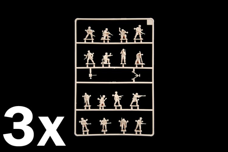 1:72 Italeri 6134 Duitse Paratroopers in Tropical Uniform WWII - 48 Figuren - Ita6134 5 - ITA6134