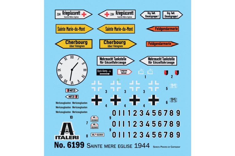 1:72 Italeri 6199 Battle of Normandy Sainte-Mere-Eglise 6 June 1944 - Battle Set - Ita6199 2 - ITA6199