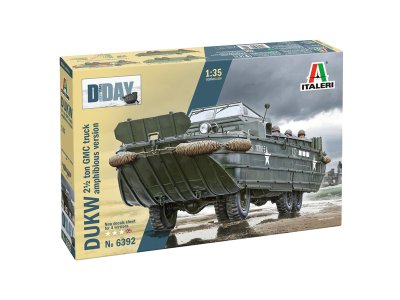 1:35 Italeri 6392 DUKW GMC Amphibious Truck - D-Day 8 Years - Ita6392 - ITA6392