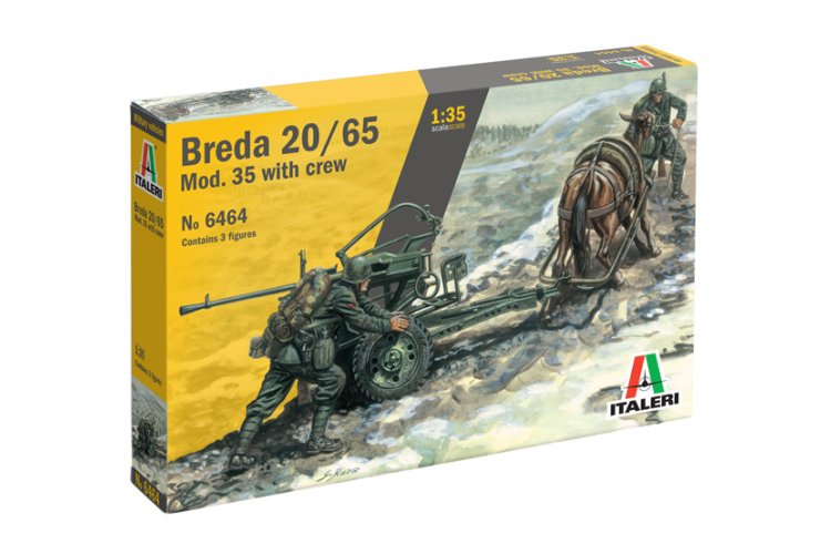 1:35 Italeri 6464 Breda 20/65 Mod. 35 with Crew - Ita6464 1 1 - ITA6464