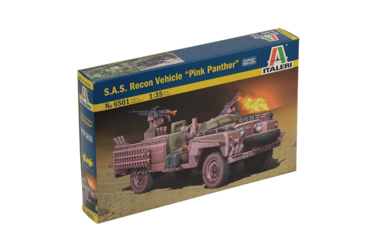 1:35 Italeri 6501 S.A.S. Recon Vehicle - Pink Panther - Ita6501 1 - ITA6501
