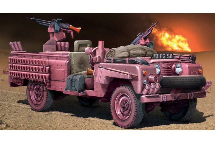 1:35 Italeri 6501 S.A.S. Recon Vehicle - Pink Panther - Ita6501 6 - ITA6501