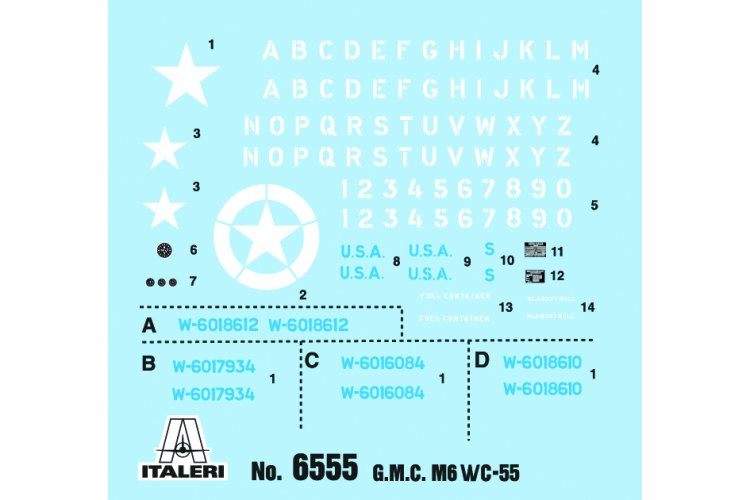 1:35 Italeri 6555 M6 Dodge Gun Motor Carriage WC-55 - Ita6555 2 1 - ITA6555