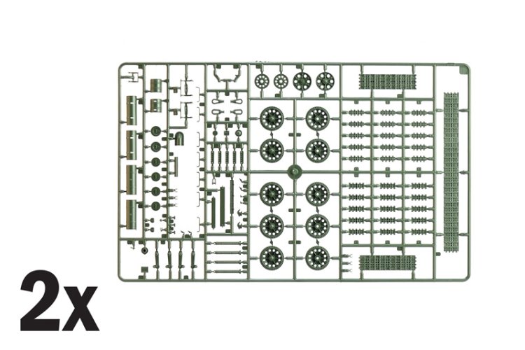 1:35 Italeri 6570 T-34/76 Model 1943 Early Version - Premium Edition - Ita6570 11 - ITA6570