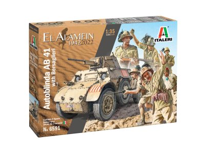 1:35 Italeri 6591 Autoblinda AB 41 with Bersaglieri El Alamein - Ita6591 - ITA6591