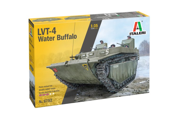 1:35 Italeri 6752 LVT-4 Water Buffalo (ETO) - Militair Voertuig - Ita6752 1 - ITA6752