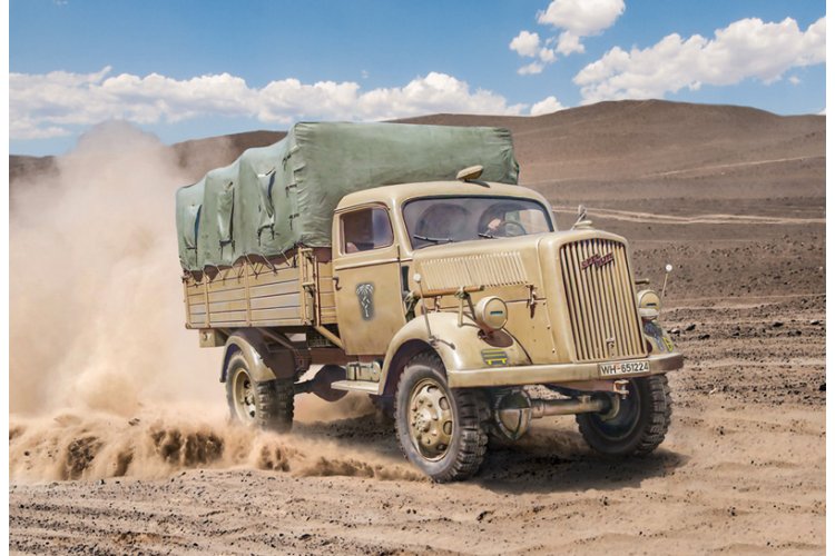 1:35 Italeri 6760 Kfz. 305 Opel Blitz Typ A 4x4 WWII &ndash; German Military Vehicle - Ita6760 2 - ITA6760