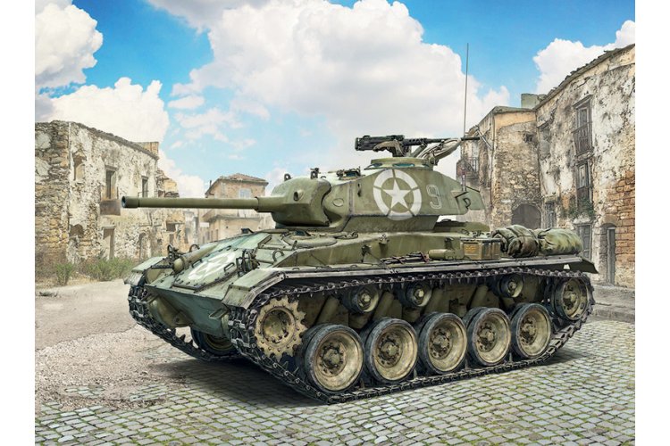 1:35 Italeri 6761 M24 "Chaffee" - Lichte verkenningstank - Ita6761 50 - ITA6761