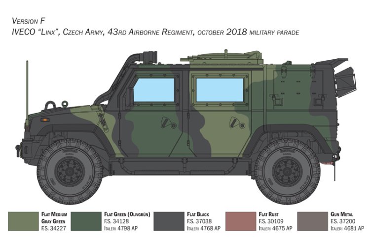 1:35 Italeri 6766 Iveco VTLM Lince &ndash; Italian Military Vehicle - Ita6766 10 - ITA6766