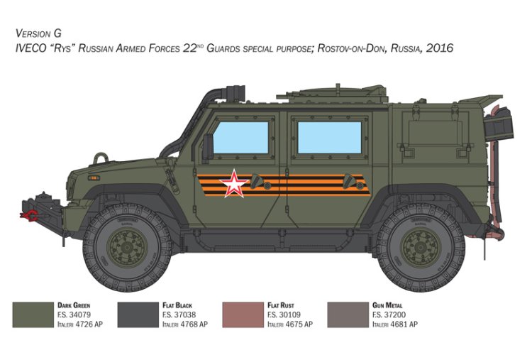 1:35 Italeri 6766 Iveco VTLM Lince &ndash; Italian Military Vehicle - Ita6766 11 - ITA6766