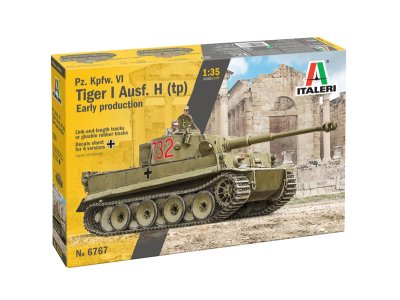 1:35 Italeri 6767 Pz.Kpfw. VI Tiger I Ausf. E/H1 WWII - Vroege Productie -  Duitse Tank - Ita6767 1 - ITA6767