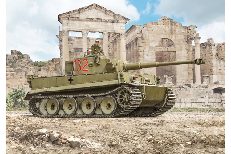 1:35 Italeri 6767 Pz.Kpfw. VI Tiger I Ausf. E/H1 WWII - Vroege Productie -  Duitse Tank - Ita6767 2 - ITA6767