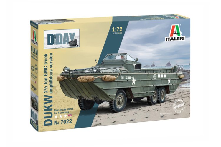 1:72 Italeri 7022 DUKW 2 1/2 ton GMC truck amphibious version "D-Day 80th Anniversary" - Ita7022 1 - ITA7022