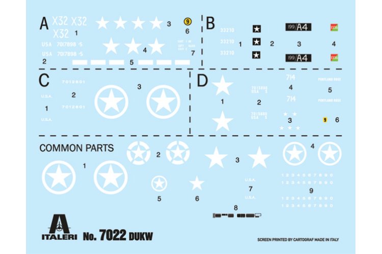 1:72 Italeri 7022 DUKW 2 1/2 ton GMC truck amphibious version "D-Day 80th Anniversary" - Ita7022 3 - ITA7022